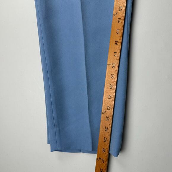 The Fold London Pants Womens 12 Blue Tavira Trousers Crop NEW Business Luxury - Picture 14 of 16
